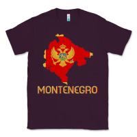 Plum Montenegrin Flag  Montenegro Classic Tee - trangStudio