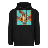 Black fall bull skull Heavyweight Hoodie - BarkalooDesign
