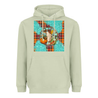 Matcha fall bull skull Heavyweight Hoodie - BarkalooDesign