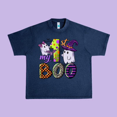 My First Boo Urban Heavy Tee Designed By Cowgirlartshop