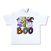White my first boo Urban Heavy Tee - CowGirlArtShop