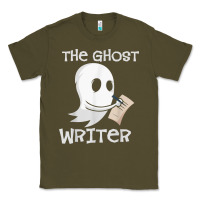 Army Green ghost writer ghoul author halloween trick or treat novelist t shirt Classic Tee - trangStudio