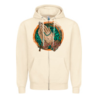 Sandshell god bless you Zipper Hoodie - RacoonDesign