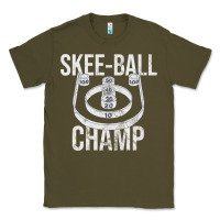 Army Green Distressed Skeeball - Skee-ball Champ - Traveling Carnival Classic Tee - trangStudio