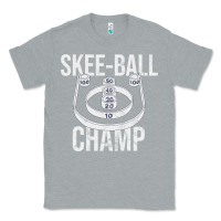 Heather Grey Distressed Skeeball - Skee-ball Champ - Traveling Carnival Classic Tee - trangStudio