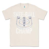 Natural Distressed Skeeball - Skee-ball Champ - Traveling Carnival Classic Tee - trangStudio
