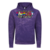Cloud Purple Pride equality hurts no one Vintage Hoodie - CowGirlArtShop