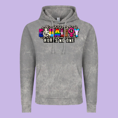 Pride Equality Hurts No One Vintage Hoodie Designed By Cowgirlartshop