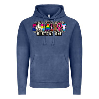 Vintage Denim Pride equality hurts no one Vintage Hoodie - CowGirlArtShop