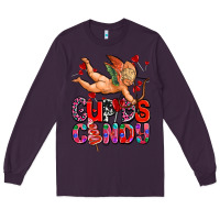 Plum cupids candy olivia Long Sleeve Tee - OliviaCreatesArt
