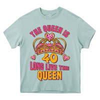 Arona the queen is 40 long live the queen Heavy Core Tee - Jasminsmagicworld
