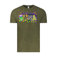 Vintage Olive mardi gras mama Vintage Tee - CowGirlArtShop