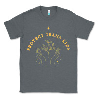 Charcoal Heather Protect Trans Kids Classic Tee - trangStudio