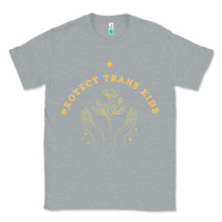 Heather Grey Protect Trans Kids Classic Tee - trangStudio
