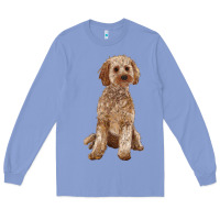 Colony Blue cockapoo Long Sleeve Tee - RanaPortraitStore