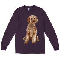 Plum cockapoo Long Sleeve Tee - RanaPortraitStore