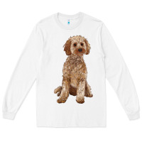 White cockapoo Long Sleeve Tee - RanaPortraitStore