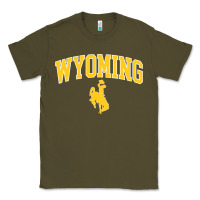 Army Green Kids Wyoming Cowboys Apparel Fan Favorite Brown Arch Classic Tee - trangStudio