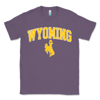 Lavender Kids Wyoming Cowboys Apparel Fan Favorite Brown Arch Classic Tee - trangStudio