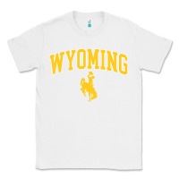 White Kids Wyoming Cowboys Apparel Fan Favorite Brown Arch Classic Tee - trangStudio