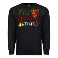 Black it's Christmas time Premium Sweatshirt - BarkalooDesign