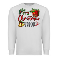 Dove Grey it's Christmas time Premium Sweatshirt - BarkalooDesign