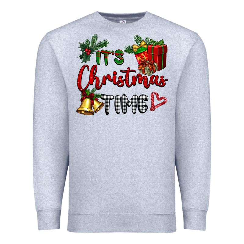 It's Christmas Time Premium Sweatshirt by BarkalooDesign | Teevron