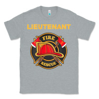 Heather Grey fire rescue lieutenant department  for firefighters Classic Tee - trangStudio