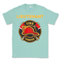 Seafoam fire rescue lieutenant department  for firefighters Classic Tee - trangStudio