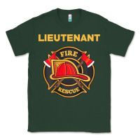Sports Green fire rescue lieutenant department  for firefighters Classic Tee - trangStudio