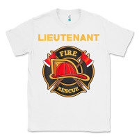 White fire rescue lieutenant department  for firefighters Classic Tee - trangStudio