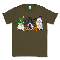 Army Green Halloween gnomes Classic Tee - NancyCooperArtShop
