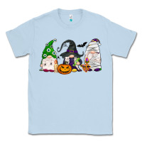 Dusty Blue Halloween gnomes Classic Tee - NancyCooperArtShop
