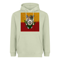 Matcha christmas alpacas Heavyweight Hoodie - BarkalooDesign