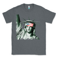 Charcoal Heather Puerto Rico Resiste Statue of Liberty Puerto Rican Flag Classic Tee - trangStudio