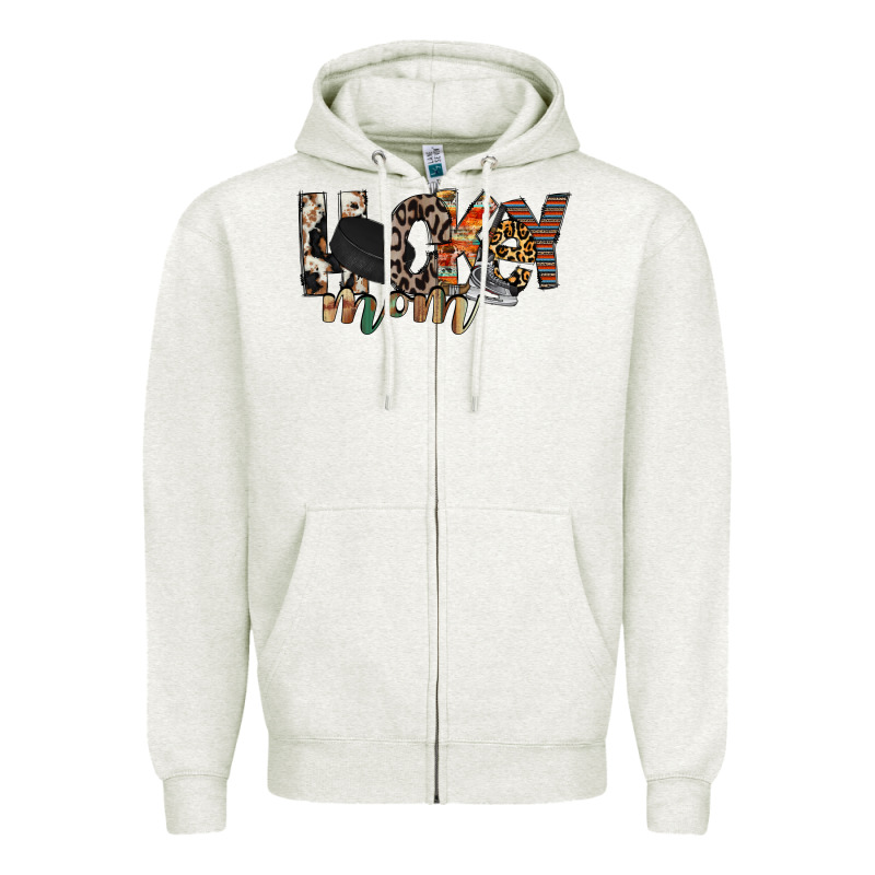 Hockey Mom Zipper Hoodie by RacoonDesign | Teevron