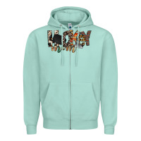 Seafoam hockey mom Zipper Hoodie - RacoonDesign