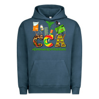 Pigment Midnight Navy cca  countinuing care assistant juneteenth Urban Hoodie - AdoDesignShop