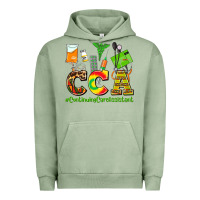 Pigment Oil Green cca  countinuing care assistant juneteenth Urban Hoodie - AdoDesignShop
