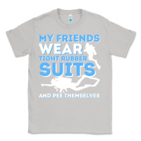 Moon Dust My Friends Wear Tight Rubber Suits  Scuba Diving & Diver Classic Tee - trangStudio