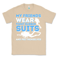 Mushroom My Friends Wear Tight Rubber Suits  Scuba Diving & Diver Classic Tee - trangStudio
