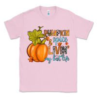 Bubblegum Pink Pumpkin spice and livin' my best life Classic Tee - RanaPortraitStore