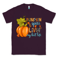 Plum Pumpkin spice and livin' my best life Classic Tee - RanaPortraitStore