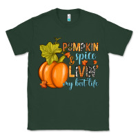 Sports Green Pumpkin spice and livin' my best life Classic Tee - RanaPortraitStore