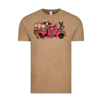 Vintage Coffee valentines day leopard farm animals truck Vintage Tee - Jasminsmagicworld