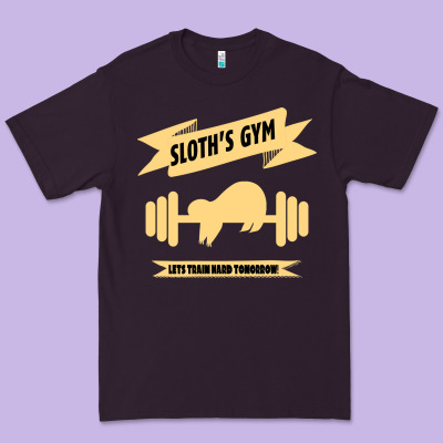 Sloth S Gym Premium Tee Designed By Bettercallsaul