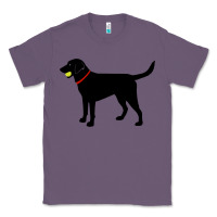 Labrador Retriever Fetch, Black Lab Play Ball Classic Tee | Teevron