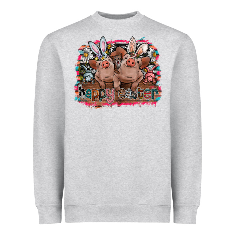 Happy Easter Heavyweight Sweatshirt by CowhideDigitalArt | Teevron