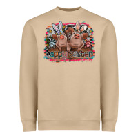 Mushroom Happy Easter Heavyweight Sweatshirt - CowhideDigitalArt