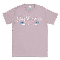 Lilac Lake Champlain Oars Graphic Classic Tee - trangStudio